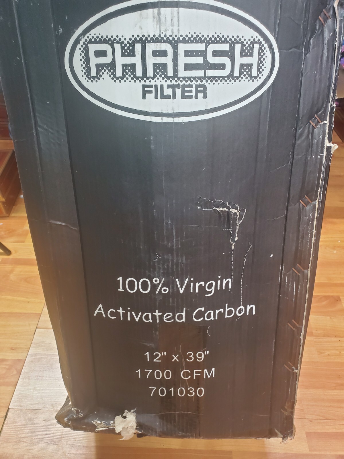 NEW PHRESH FILTER 12 IN X 39 IN 1700 CFM - Certified Carbon