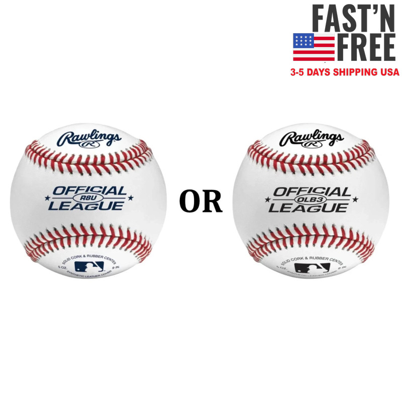 (24 Pack) Rawlings Bucket of Official League Recreational Grade OLB3 Baseballs