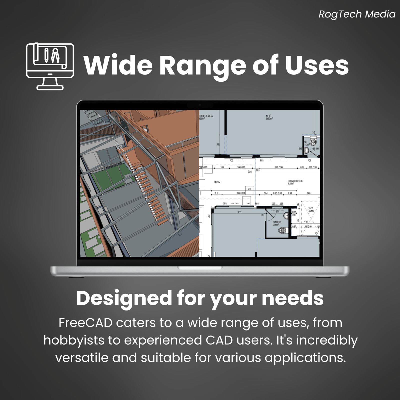 Professional CAD 2D 3D Parametric Graphic Modeling Software for Windows & Mac