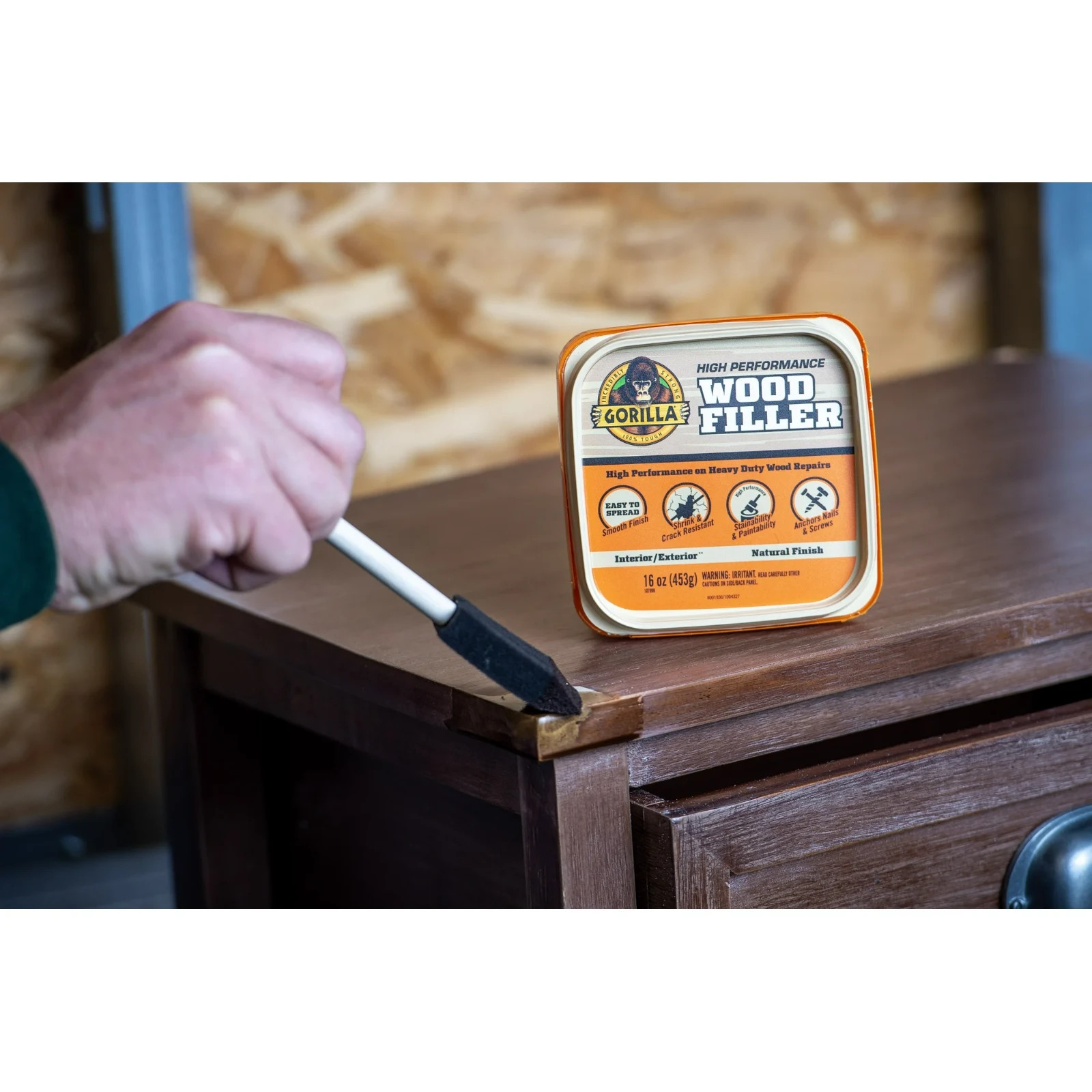 16 Oz. Natural Wood Filler Tub