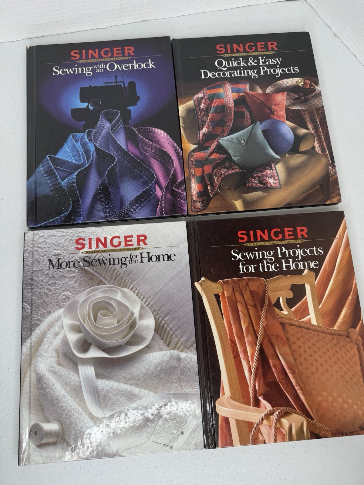 Singer Sewing Reference Library Books Timesaving Sewing And More Vtg Set Of 4