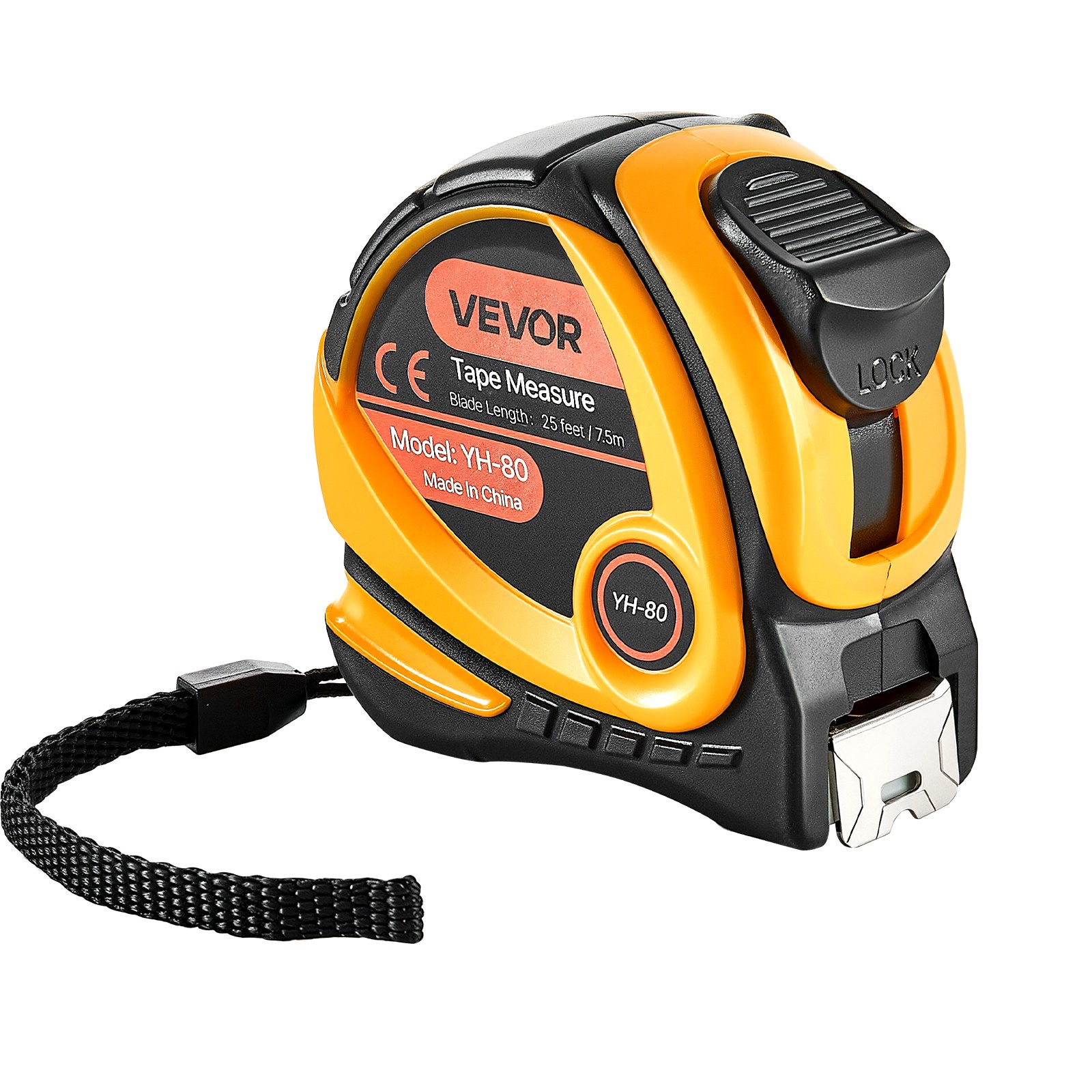 VEVOR 2 Packs Tape Measure 25ft Retractable Imperial Metric for Outdoor