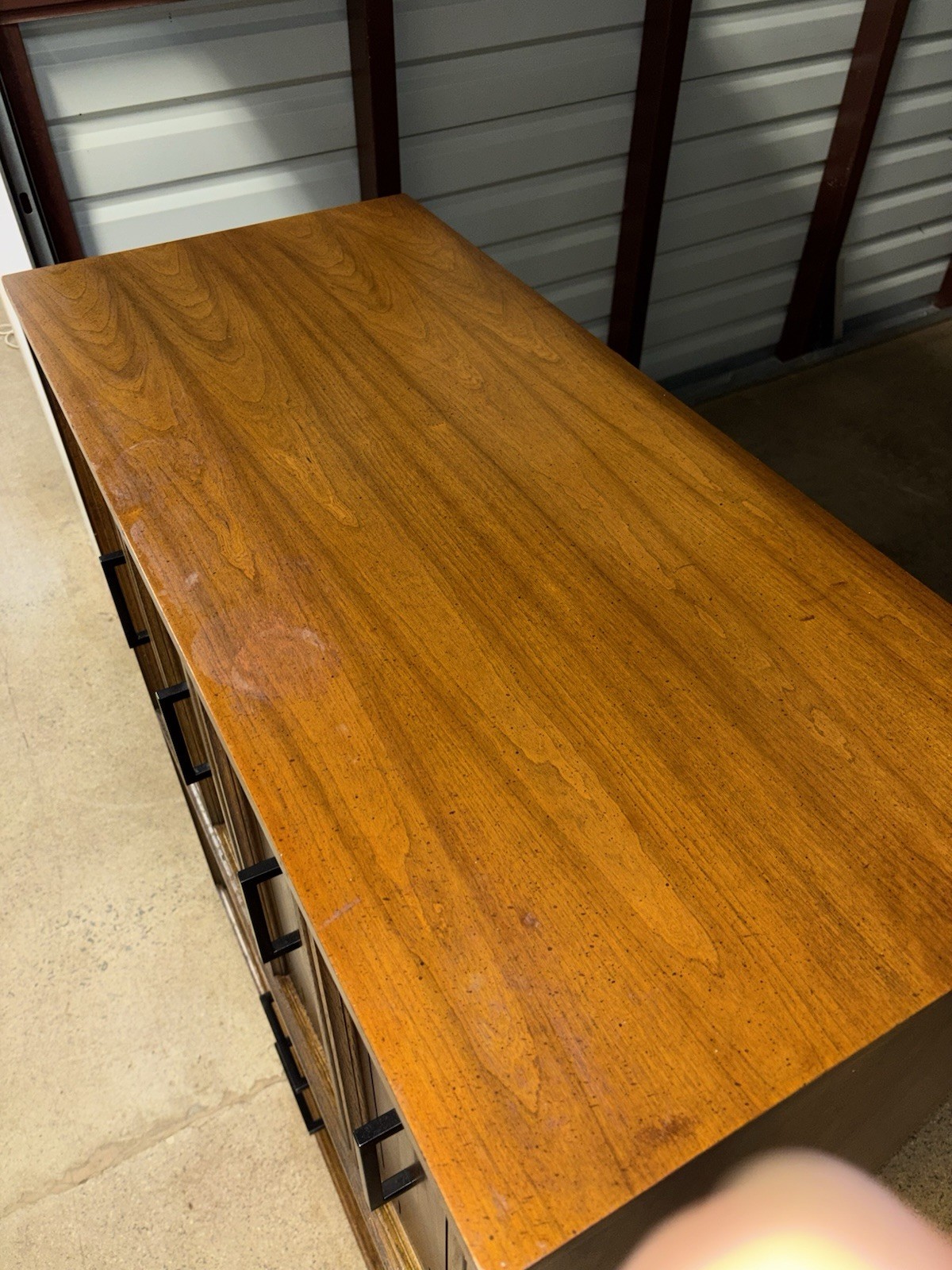 Vintage Mid Century Modern 5 Drawer Gentleman's Chest by Dixie