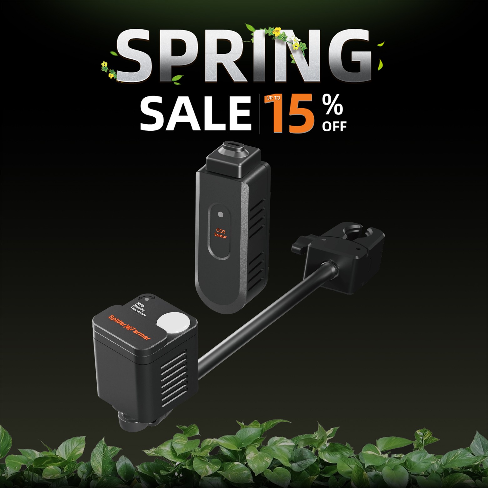 2026 Spider Farmer Genius Grow System Sensor Pro Kits CO2 Sensor and PPFD Sensor