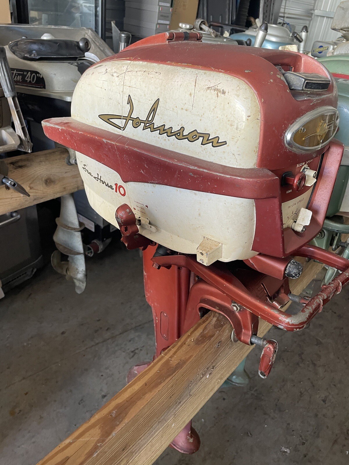 1958 Johnson Seahorse 10HP QD-19 Outboard Motor