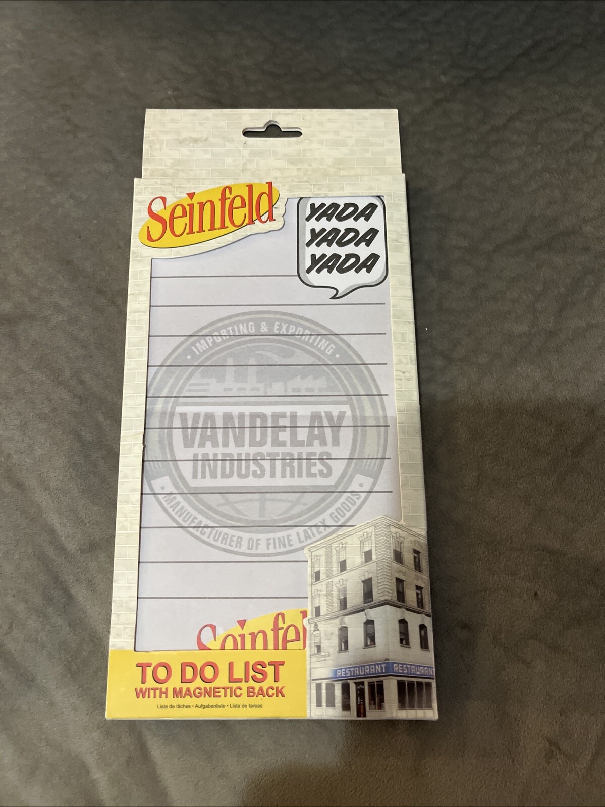 Seinfeld To Do List Notepad With Magnetic Back - New