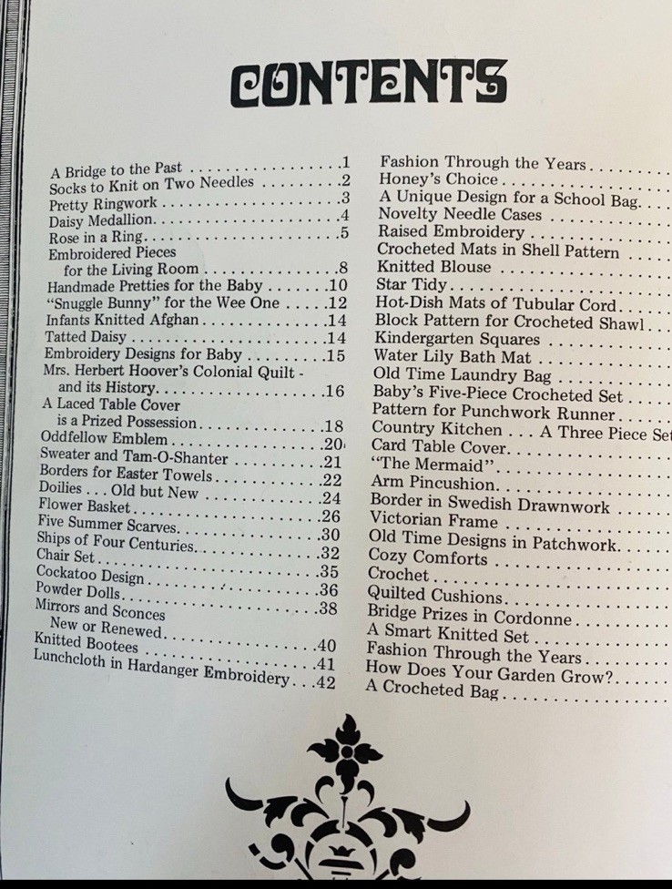 Old Time Needlework Patterns & Designs Vintage 1976 Big Book Library Volume 3