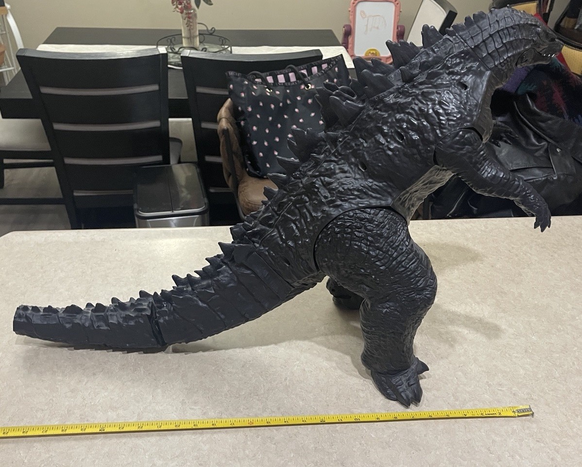 Toho Jakks Pacific 2014 Giant Size Godzilla 24" Figure - Missing Tip Of Tail