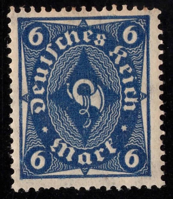 1922–1923 German Deutsches Reich Posthorns lot Michel 224-232 Scott 185-193 Mint