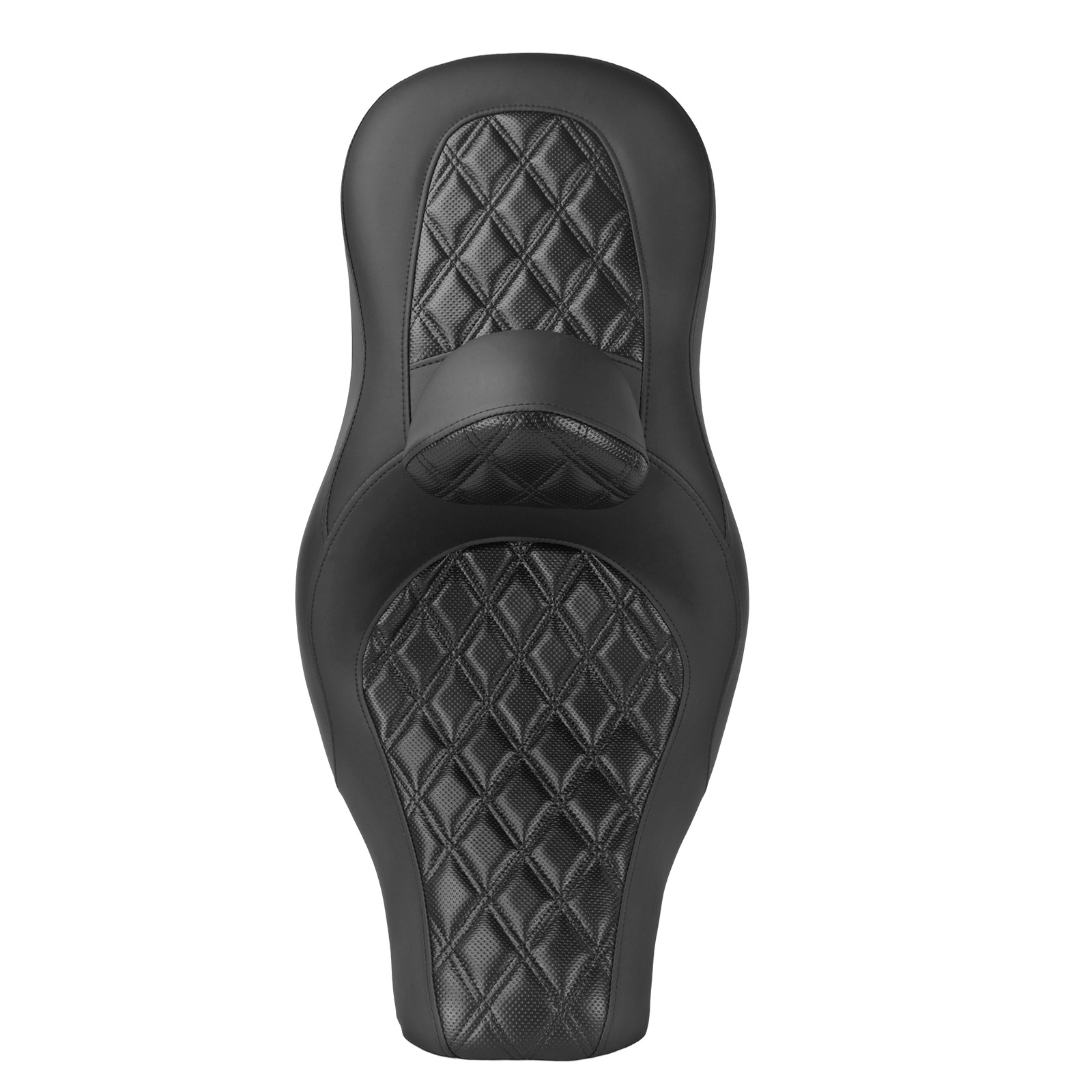 Diamond Driver Passenger Seat w/ Backrest For Harley Low Rider FXLRS 2018-2025