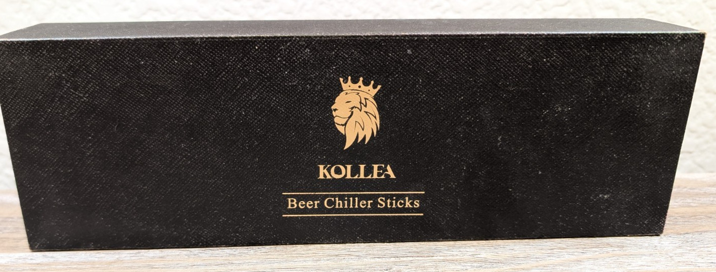 Beer Chiller Sticks 2 Pack Stainless Steel Drink Cooler Rods Reusable NEW