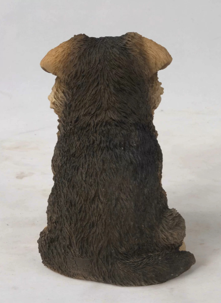 German Shepherd Puppy Garden Dog Statue Lawn Patio Outdoor Indoor Brown Med