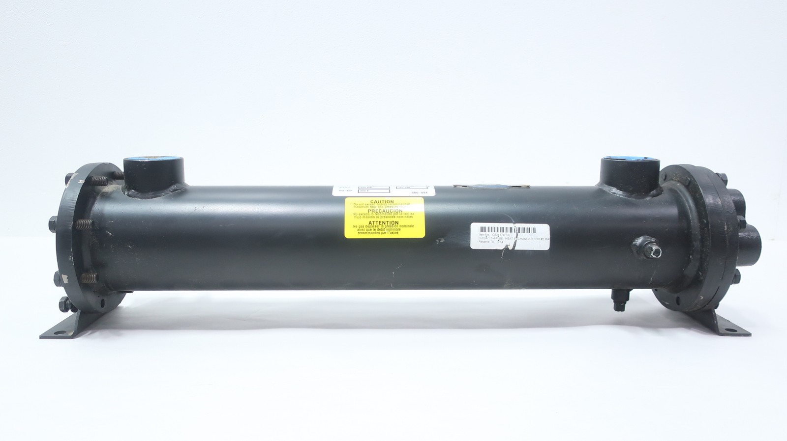 Thermal Transfer C-824-1.7-4-F-SS Shell And Tube Heat Exchanger 1-1/2in X 3/4in