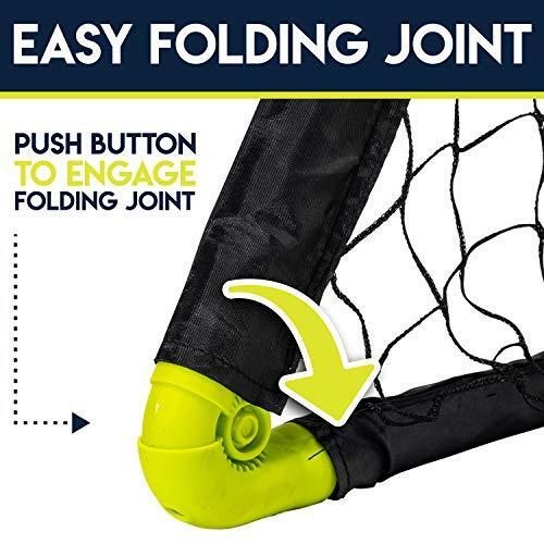 Franklin Sports Kids Mini Soccer Goal Set - Backyard/Indoor Mini Net and Ball