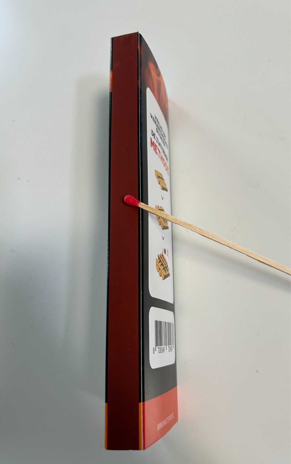 Lot of 6 Long Premium Fireplace Matches 8" Long/Approximately 45 Matches in Box