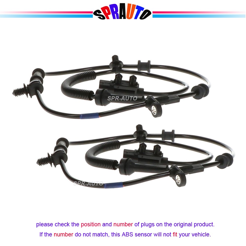 x2ABS Wheel Speed Sensor Front L & R For Dodge Durango Jeep Grand Cherokee 14-15