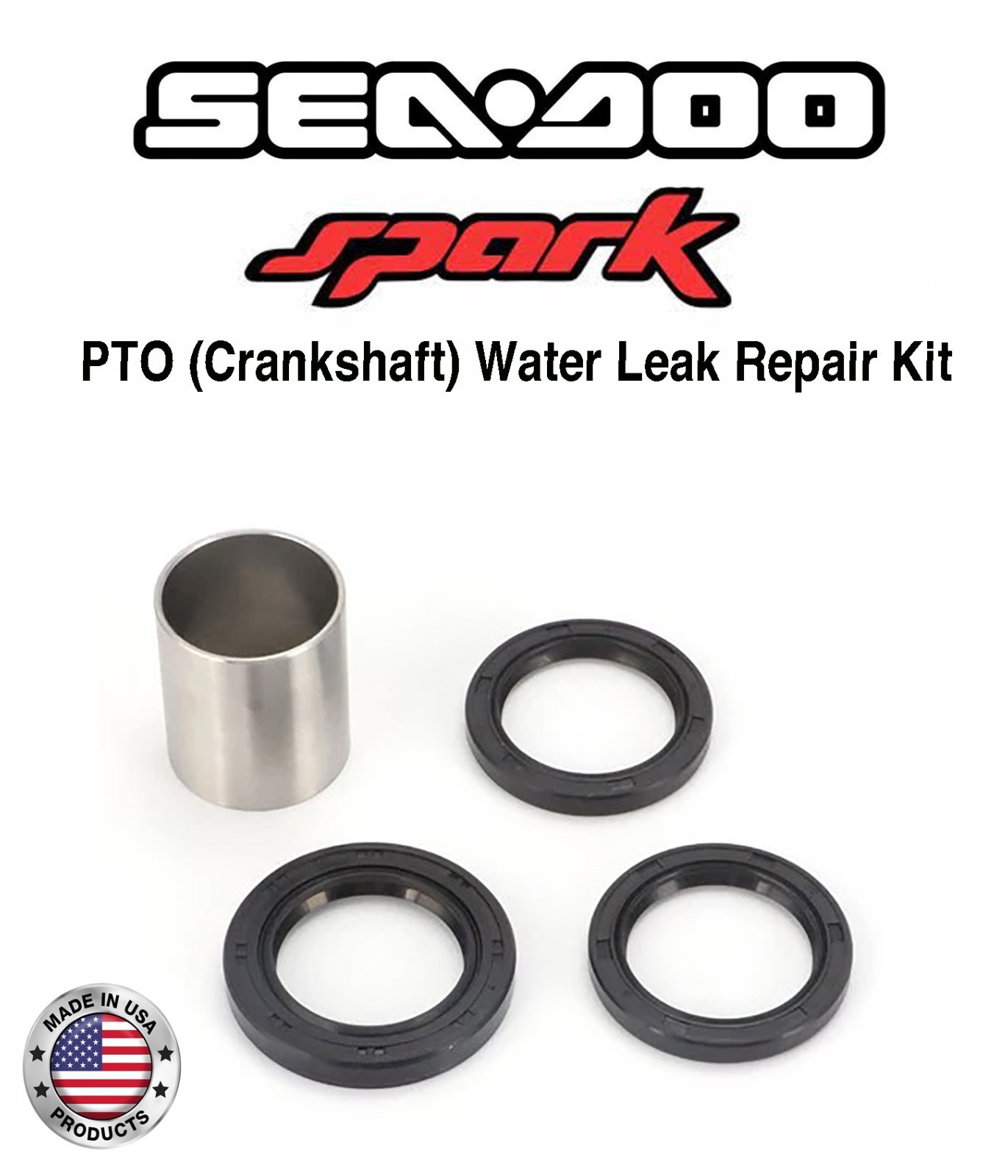 SeaDoo Spark 2Up/3Up 2014-2016 Kit Repair Oil and Water Leaks In Crankshaft
