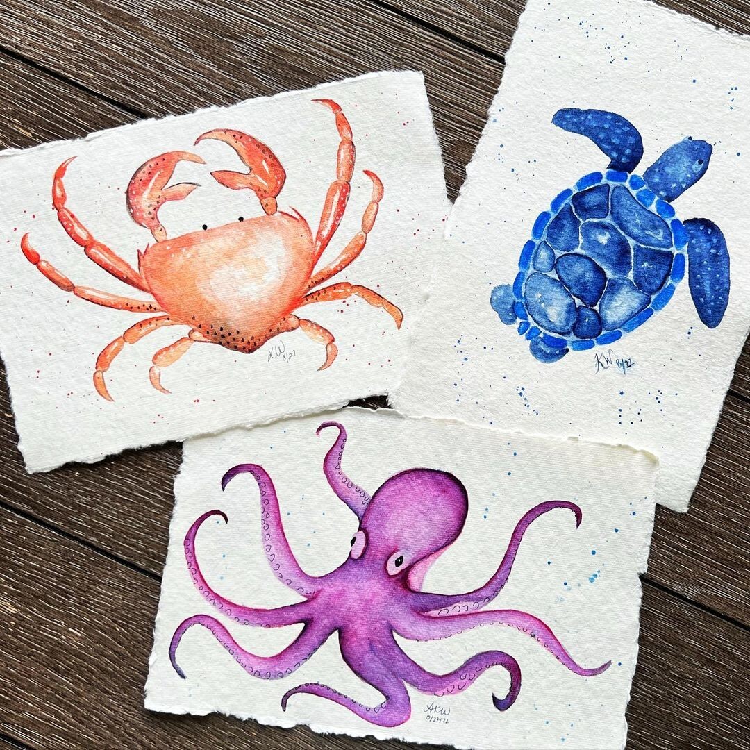 Watercolor Paper 140 lb. 50 Sheets 8"X6"(A5) Mixed Media Handmade Deckle Edges