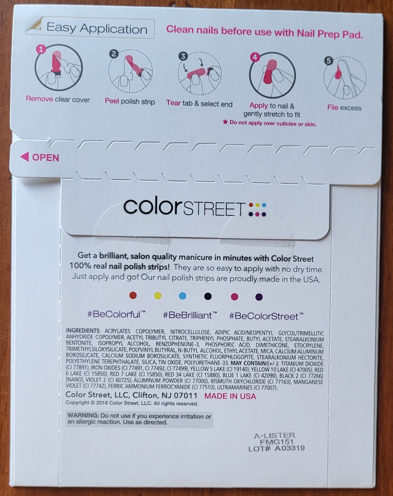 Color Street Nail Strips ~ A-L ~ GLITTER, GLITTERS, SHIMMERS ~ various styles