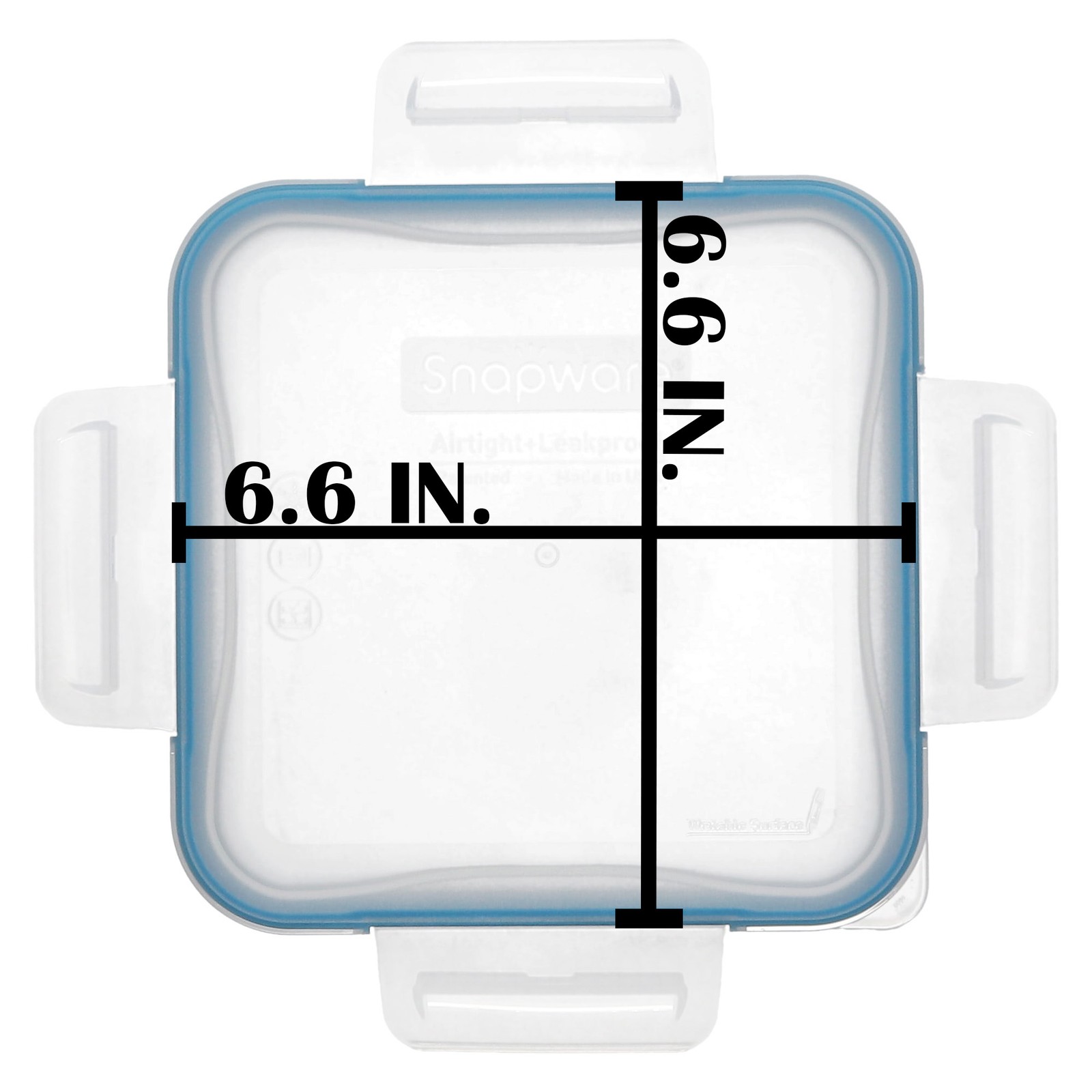 Snapware 8704-PC 4-Cup Total Solutions Lid w/ Blue Spruce Gasket