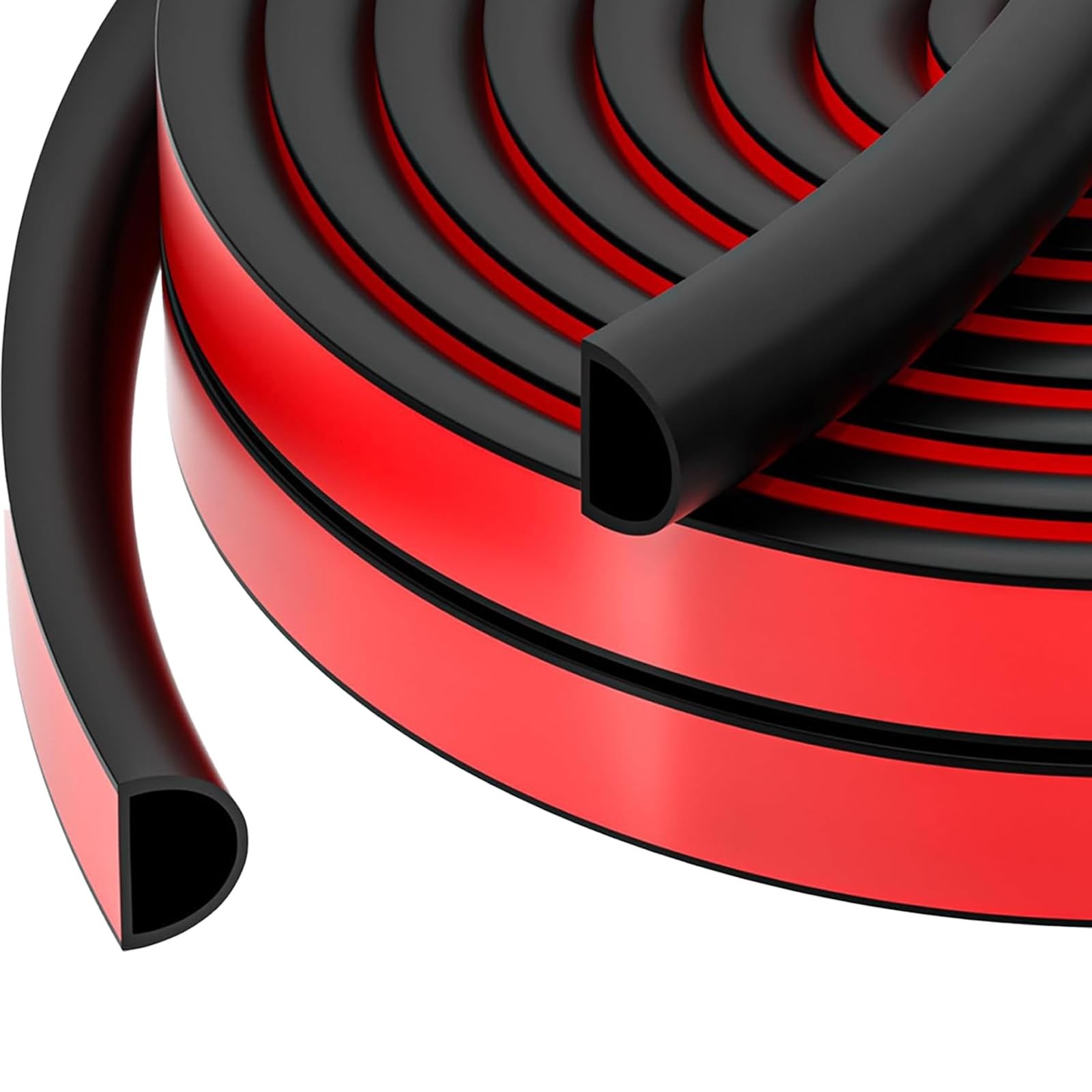 20Ft Weather Stripping 3/8"W X 1/4"T Universal Car Door Seal Strip Automotive