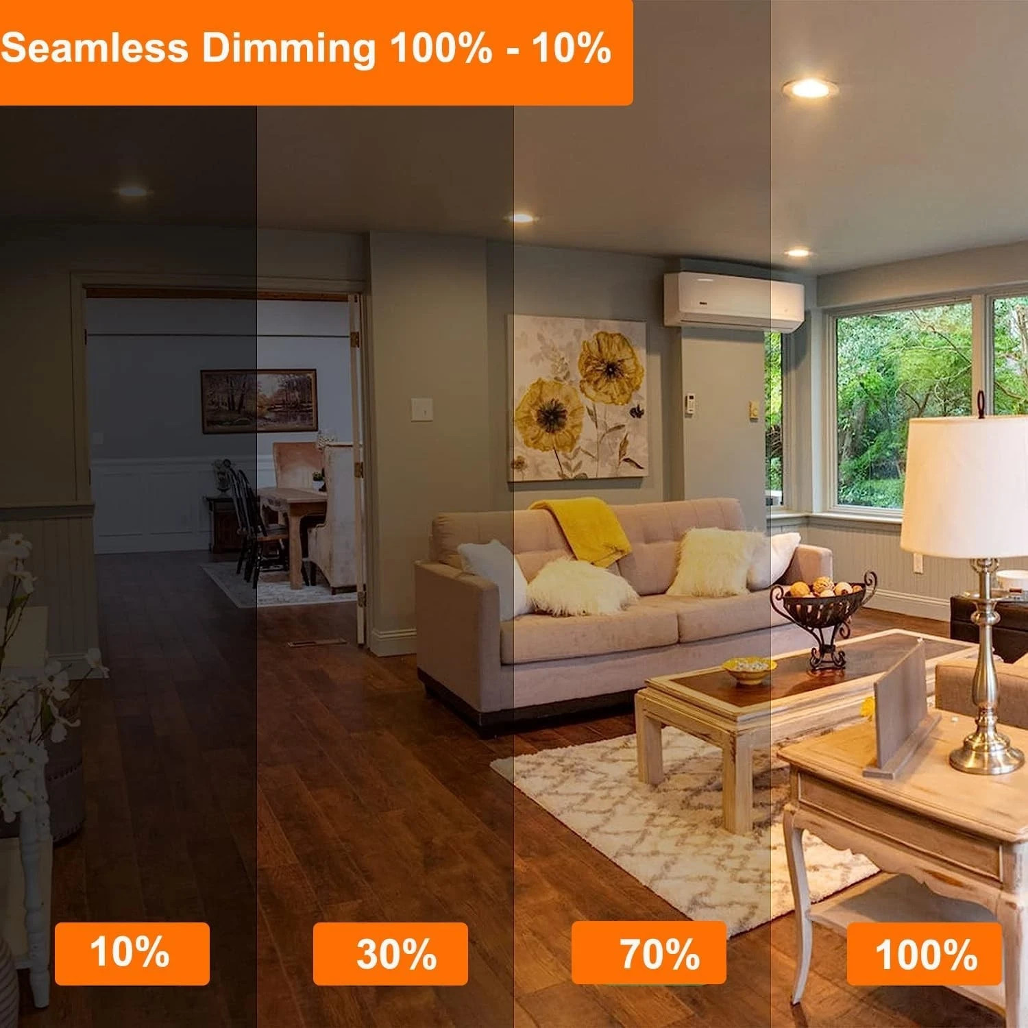 Vinaco PAR38 100W Flood Llight Bulbs, 4 Pack Short Neck PAR38 Halog Flood Ligh