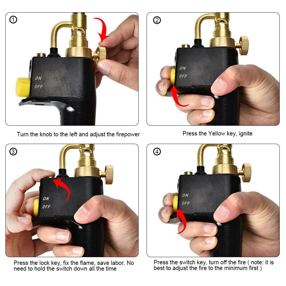 Propane Torch Head Mapp Gas Torch Map Gas Torch Kit Welding Torch Brazing Torch