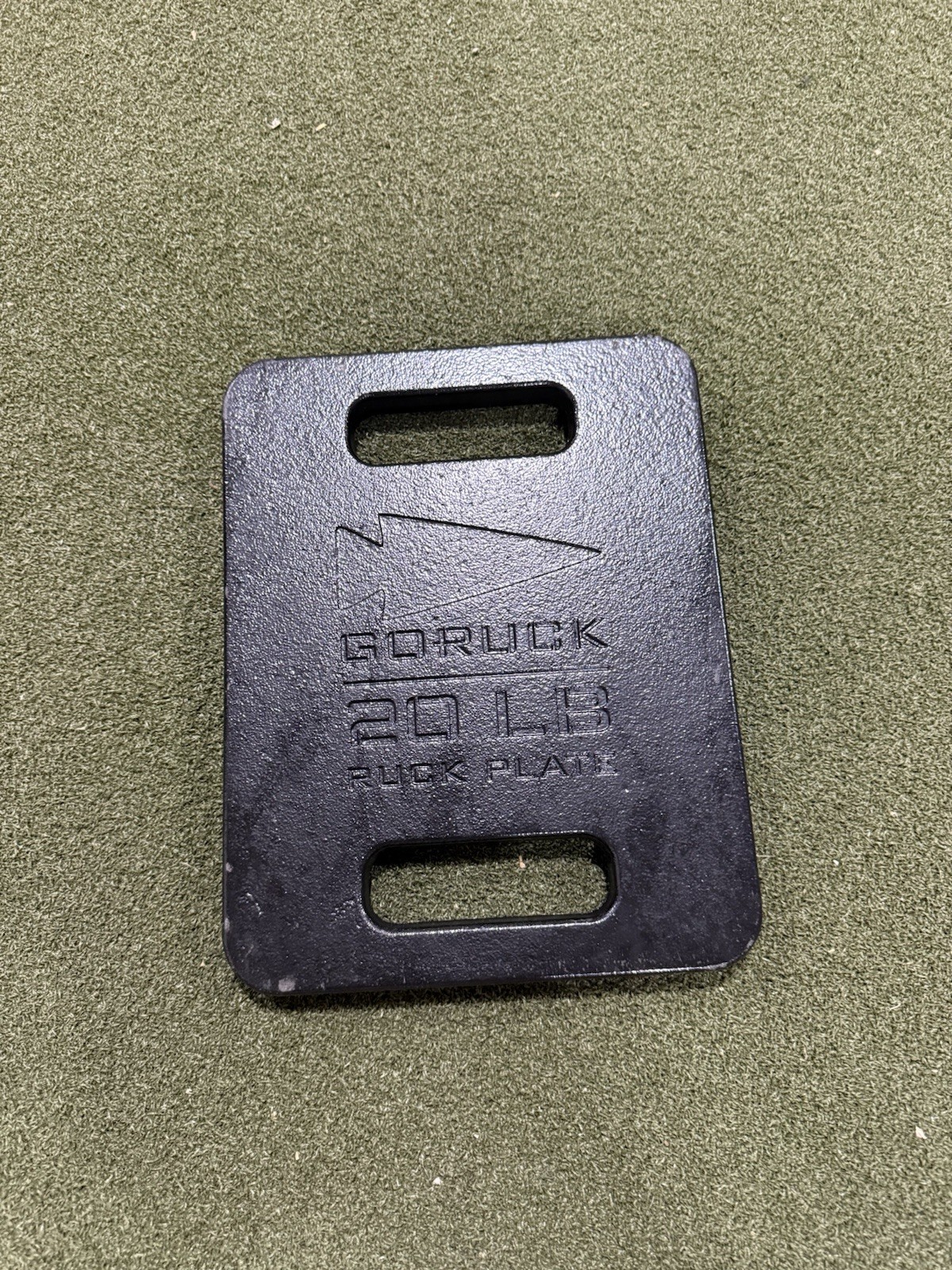 Goruck 20Lb Ruck Plate Black Weight Plate NEW READ