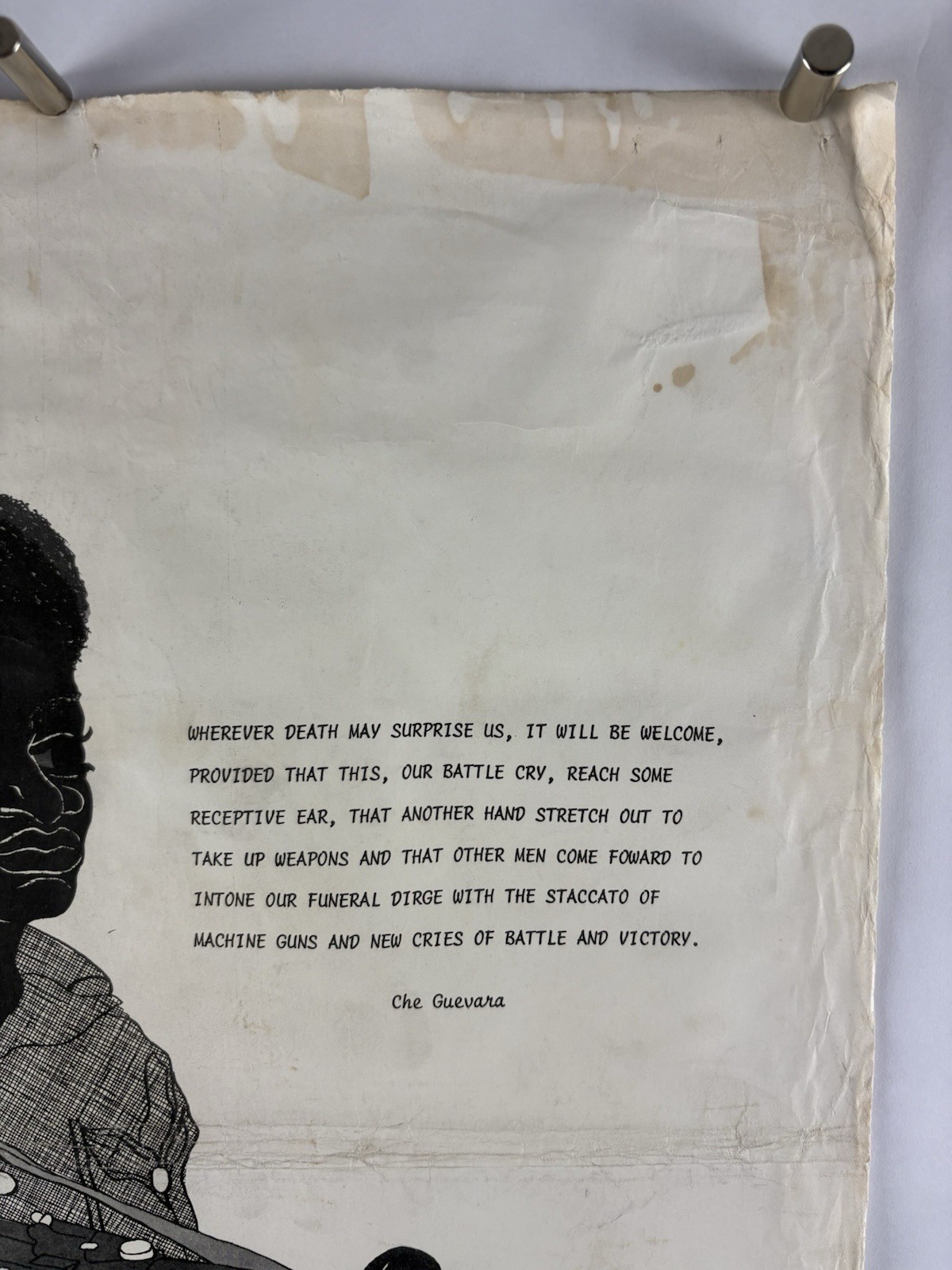 BLACK PANTHER PARTY Political Poster 1967 BPP Emory Douglas CHE GUEVARA