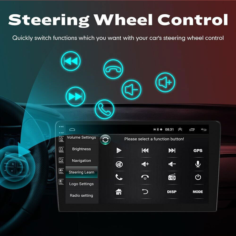 For 1997–2002 Jeep Wrangler TJ Apple CarPlay Radio Android 13 GPS WIFI Stereo