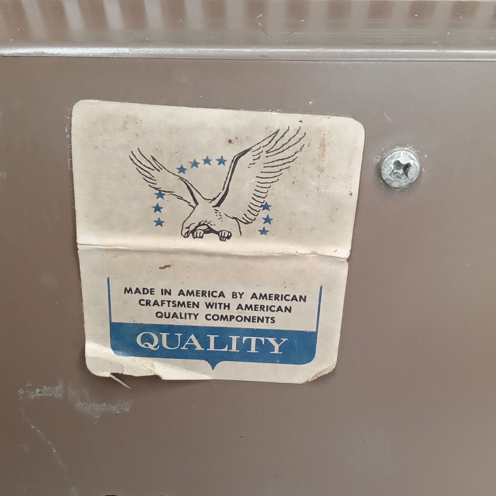 Mid Century Modern AM Radio Admiral Winston Model Y3027A Brown Made In USA 1950s