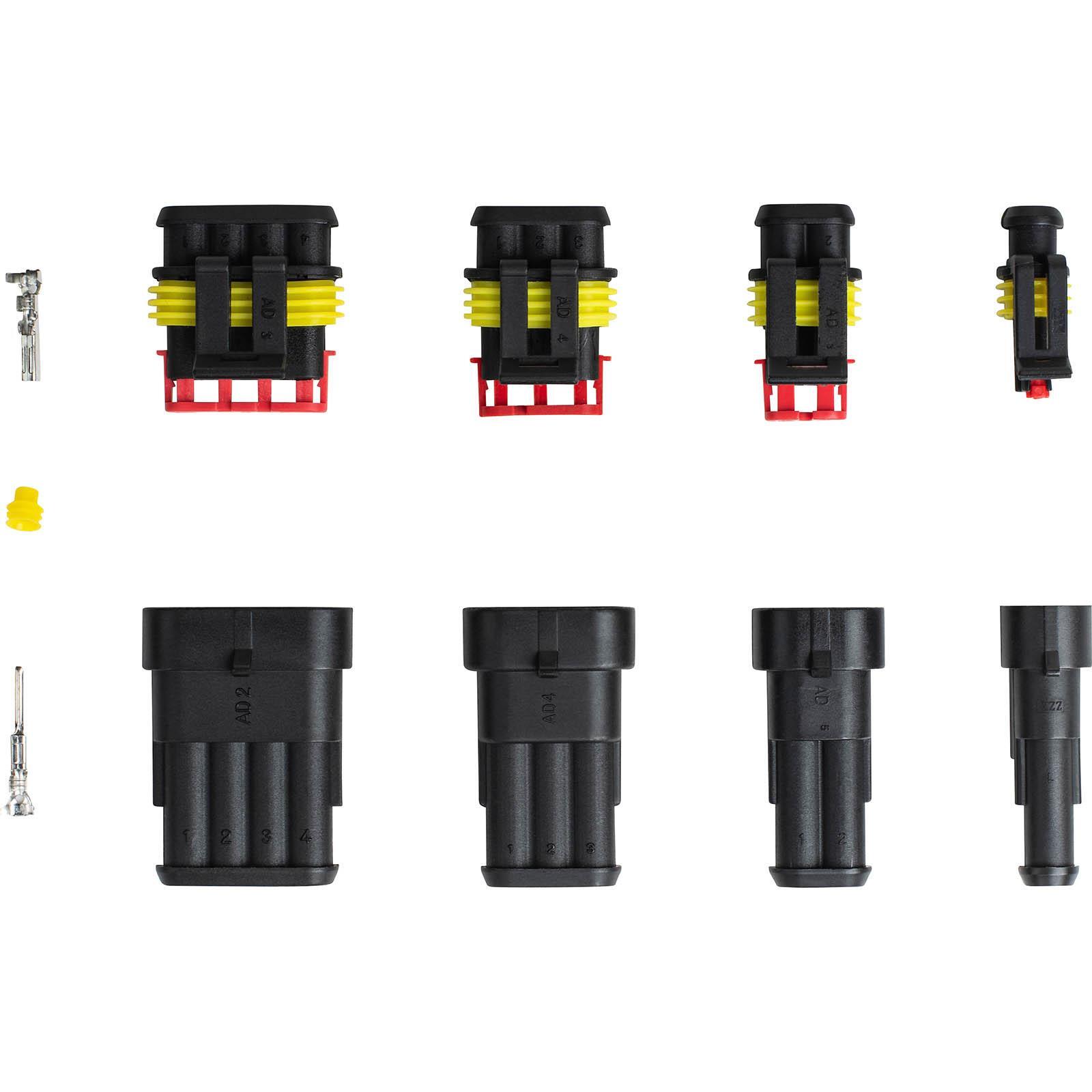 352 Pcs Waterproof Electrical Wire Connector Plug Kit for Car, ATV, or Marine wi