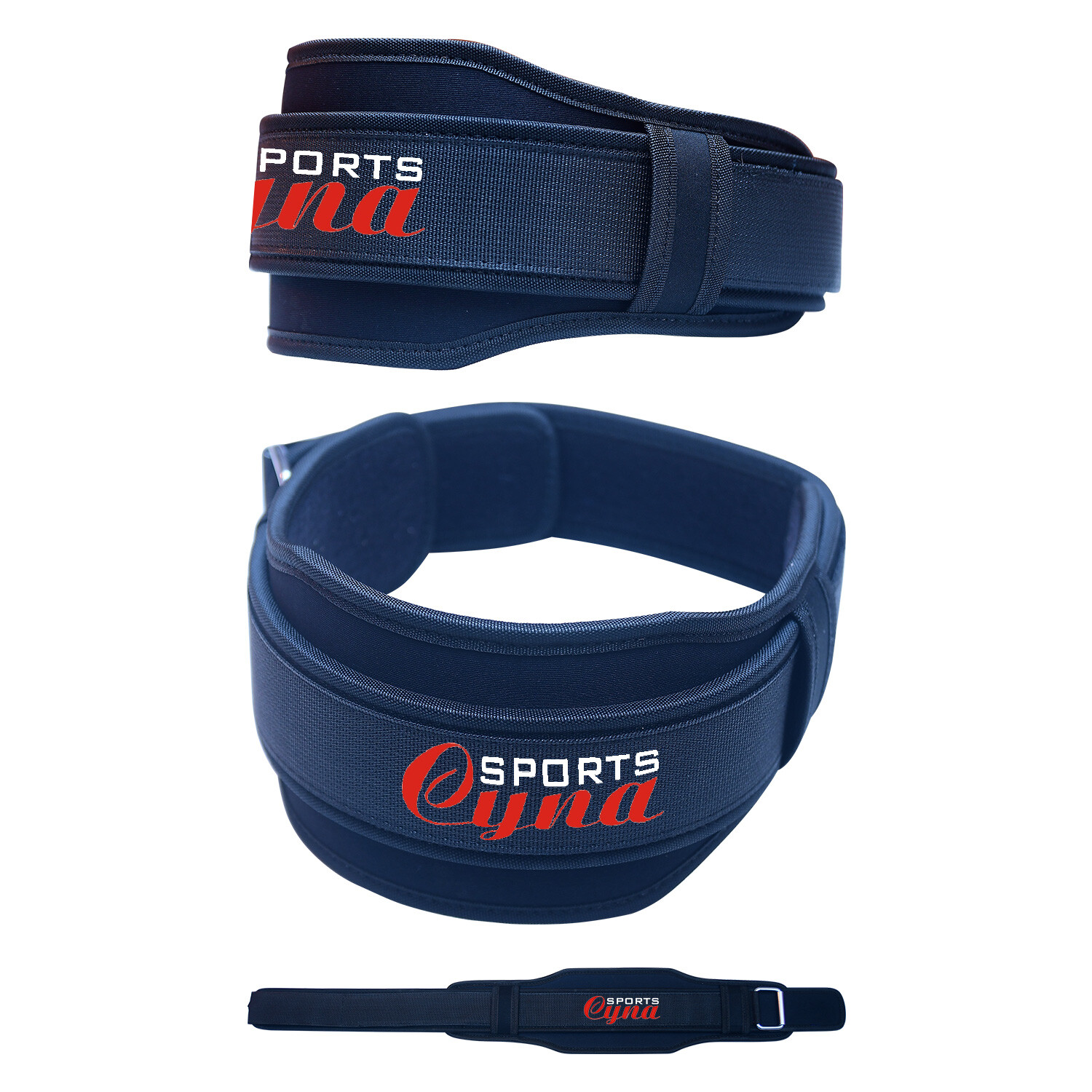 CynaSports Weight Lifting Neoprene Belt Gym Fitness Back Support Adjustable