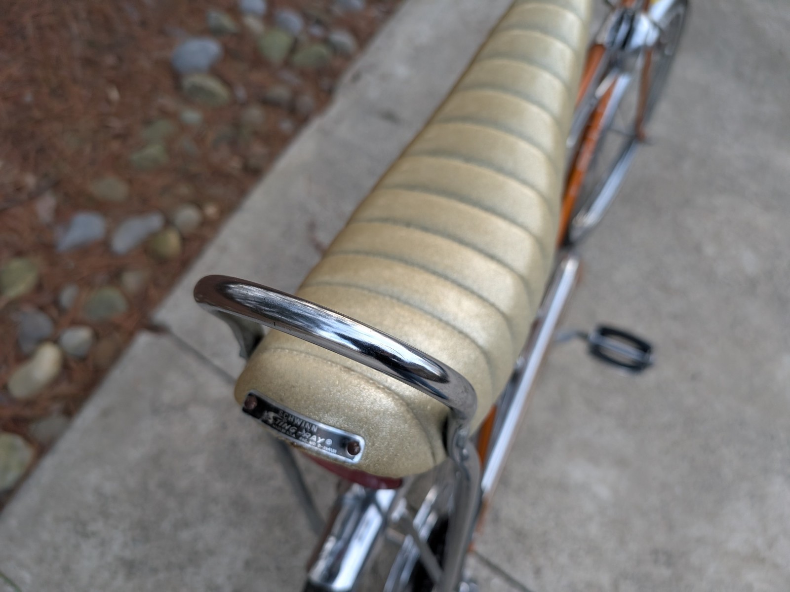 SCHWINN 1966 COPPERTONE Bicycle 5 speed FASTBACK STINGRAY 20 inch Bike ORIGINAL