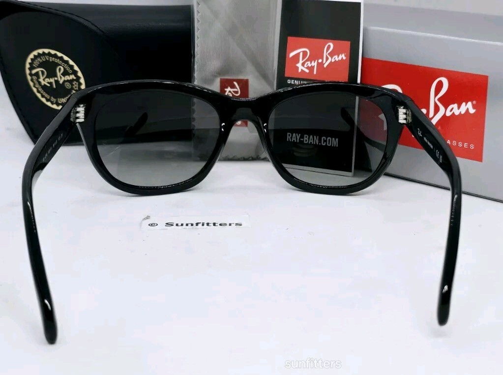 RAY BAN black/grey gradient RB4216 601/11 56 sunglasses NEW IN BOX! Authentic!