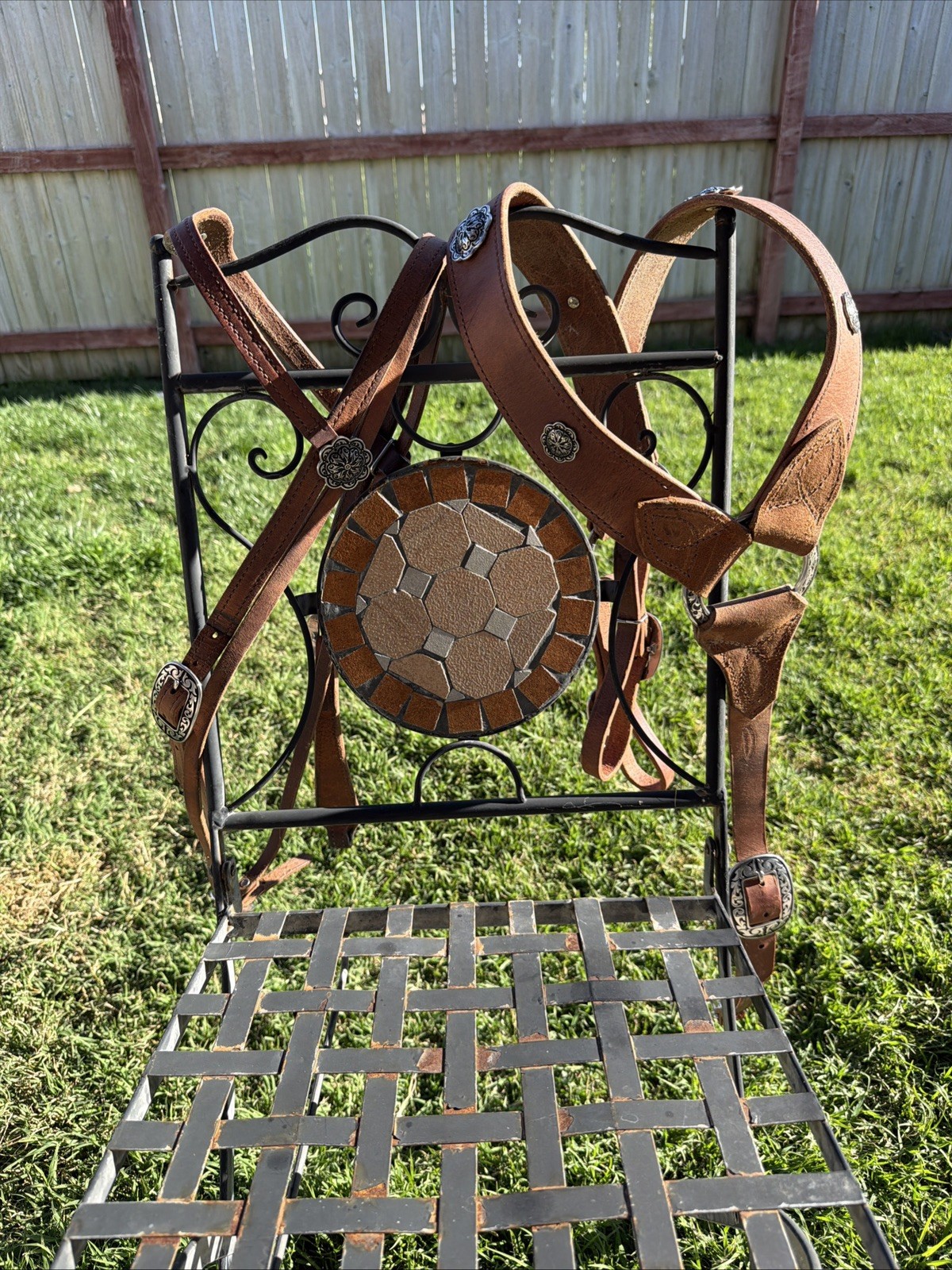 Draft Horse Headstall & Breastcollar Hermann Oak Leather Made In USA!