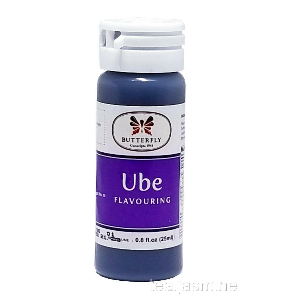 Butterfly Ube Purple Yam Flavoring Extract 0.8 oz. (25 ml)