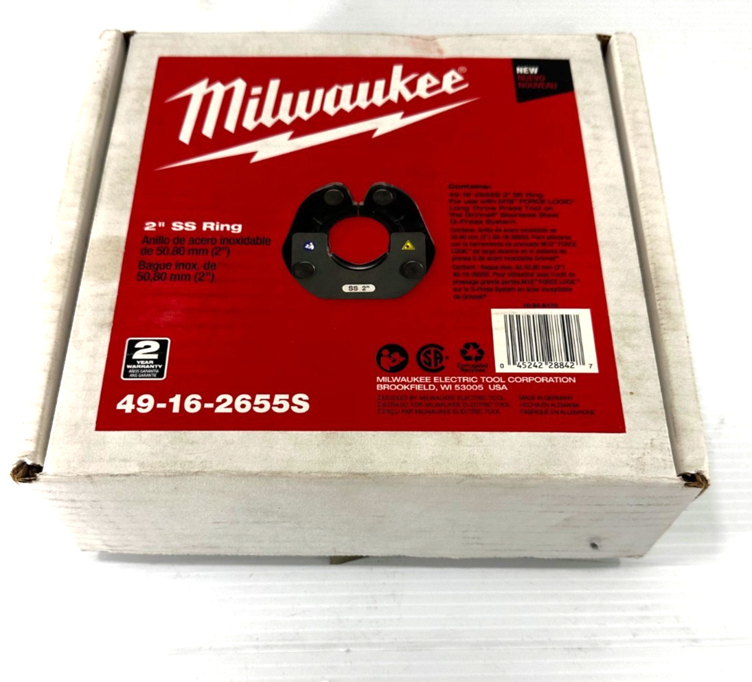 Milwaukee 49-16-2655S 2" SS Ring For M18 Force Logic Long Throw