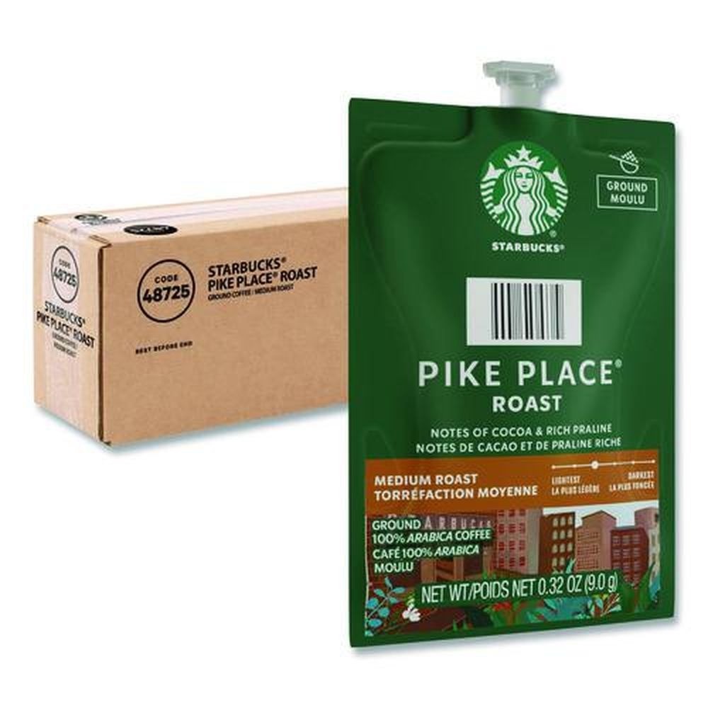 FLAVIA 48725 Starbucks Pike Place Roast Coffee Freshpack 38/CT
