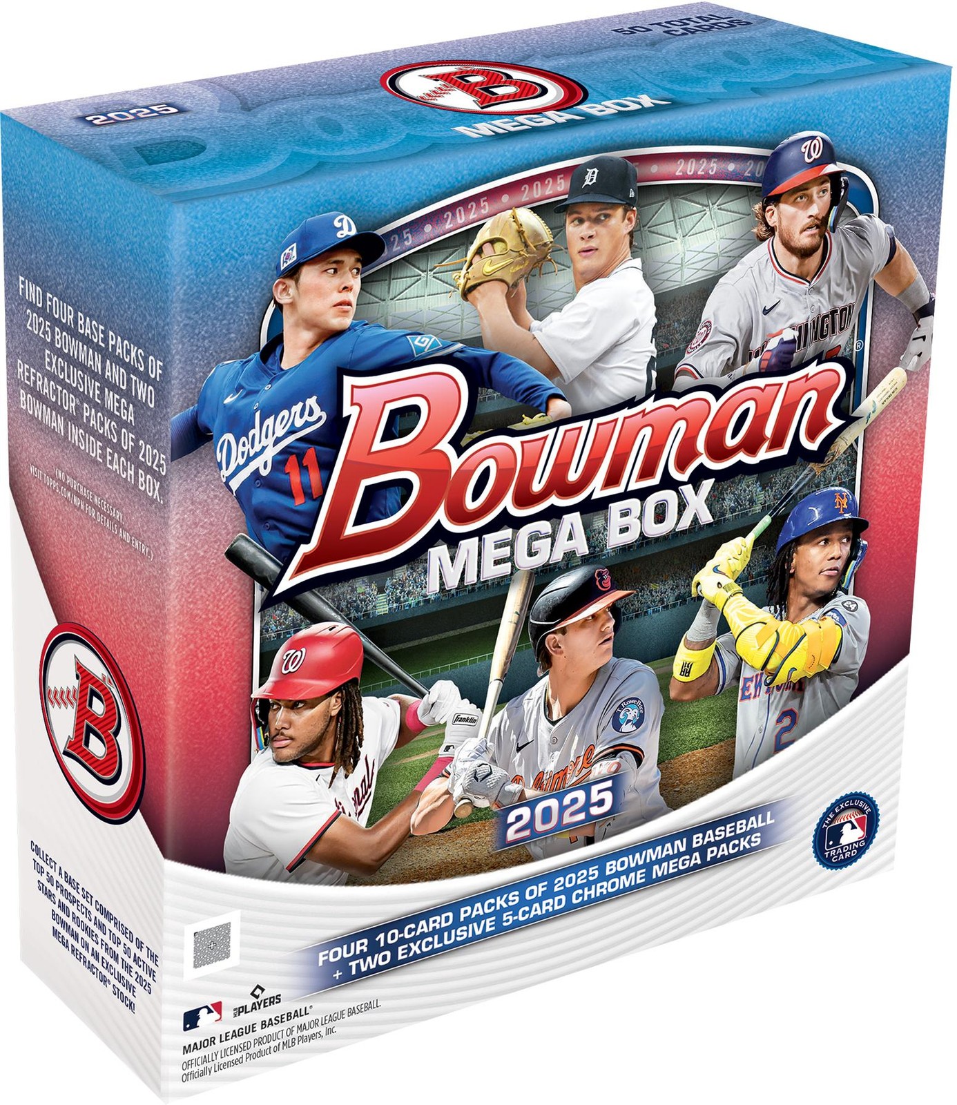 2025 Bowman Baseball Factory Sealed Mega Box Fanatics Authentic Certified