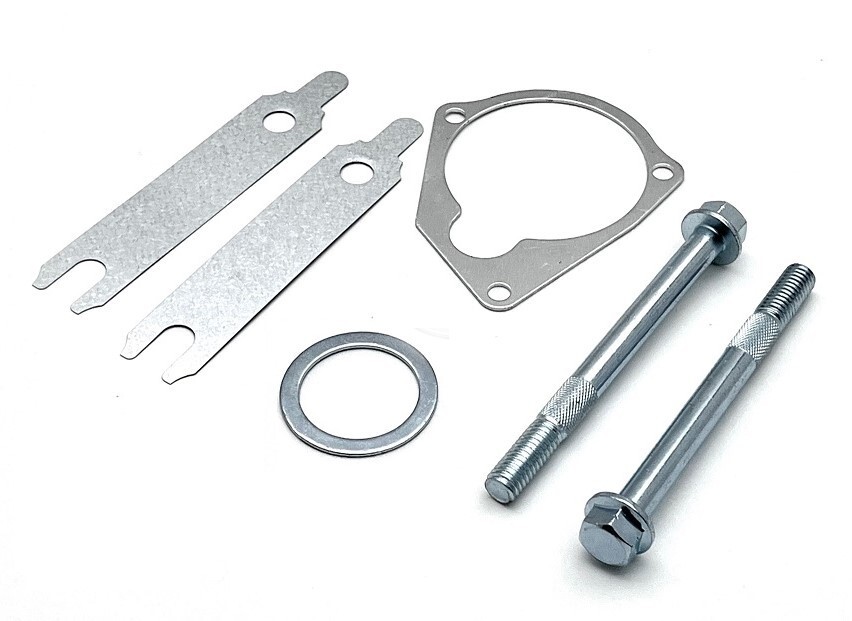 SB BB Chevy Mini Starter Shim Kit Stud Bolt Correct Knurled Bolts SBC BBC 350