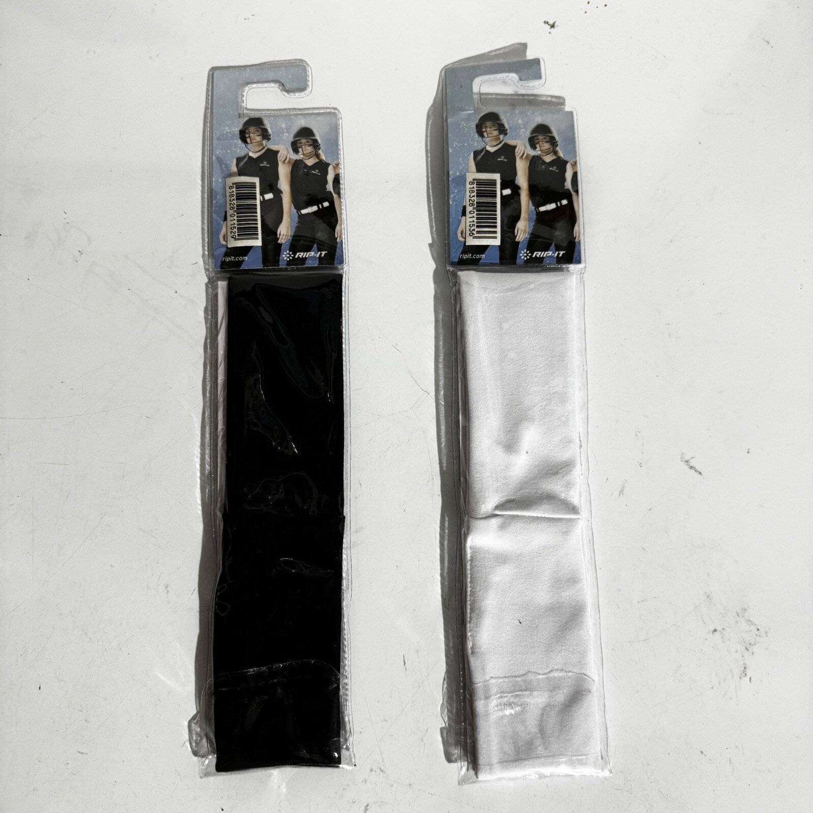 Rip IT Softball Sister Headband Soft Breathable Design Lot of 2 Black & White