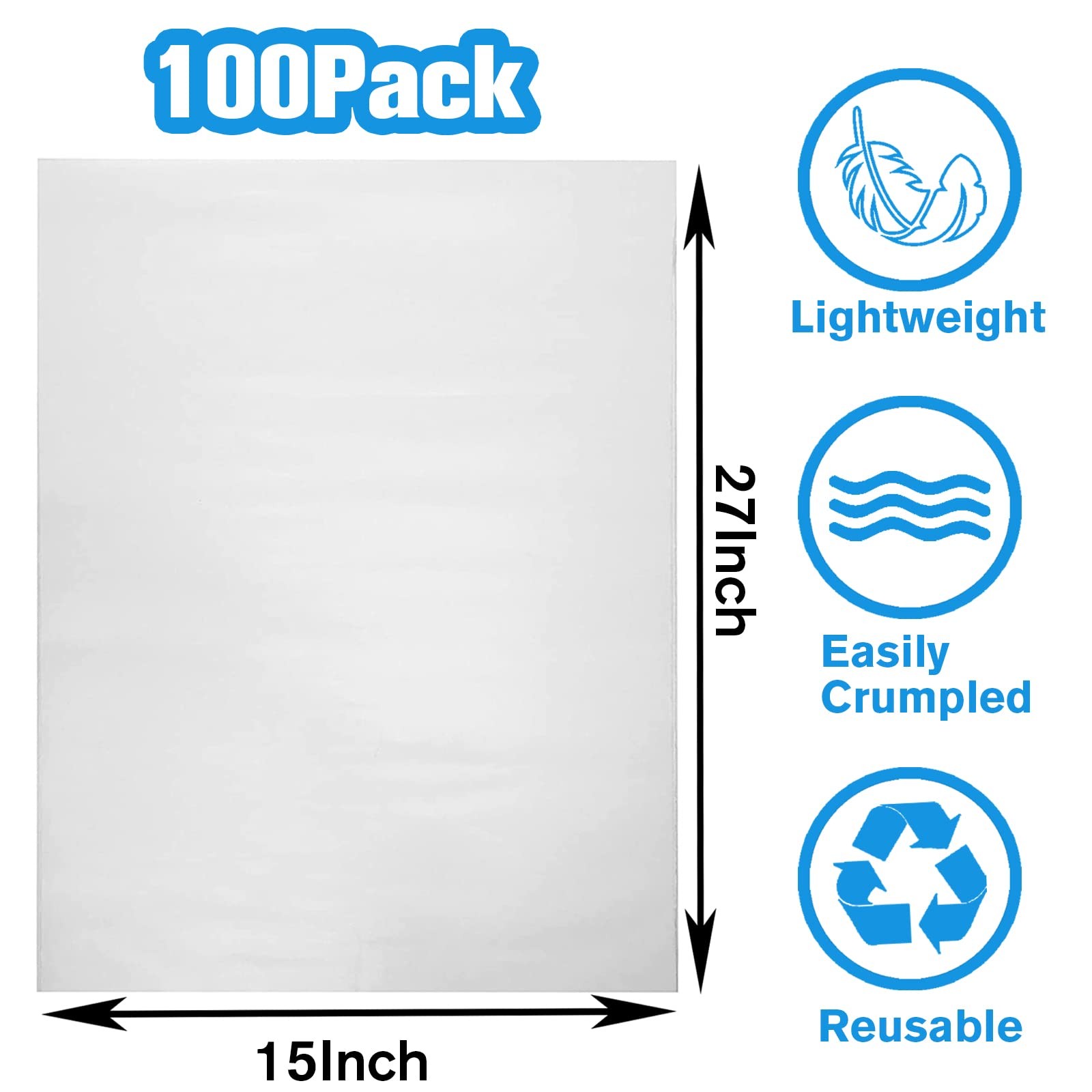 Packing Paper for Moving, Newsprint Packing Paper Sheets for Shipping Transpo...