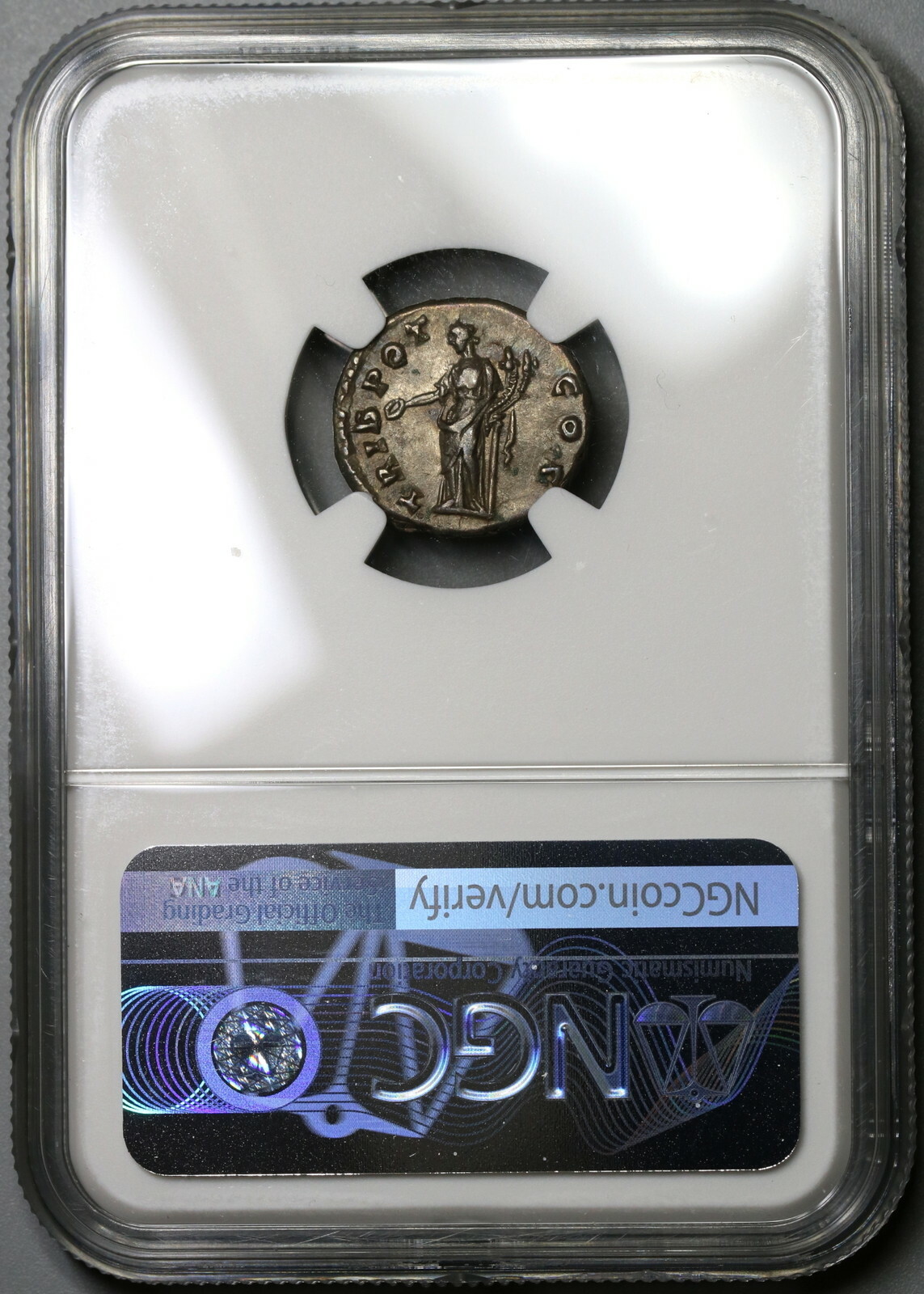 138 NGC XF Caesar Antoninus Pius Roman Empire Denarius Rare Concordia (19063005C