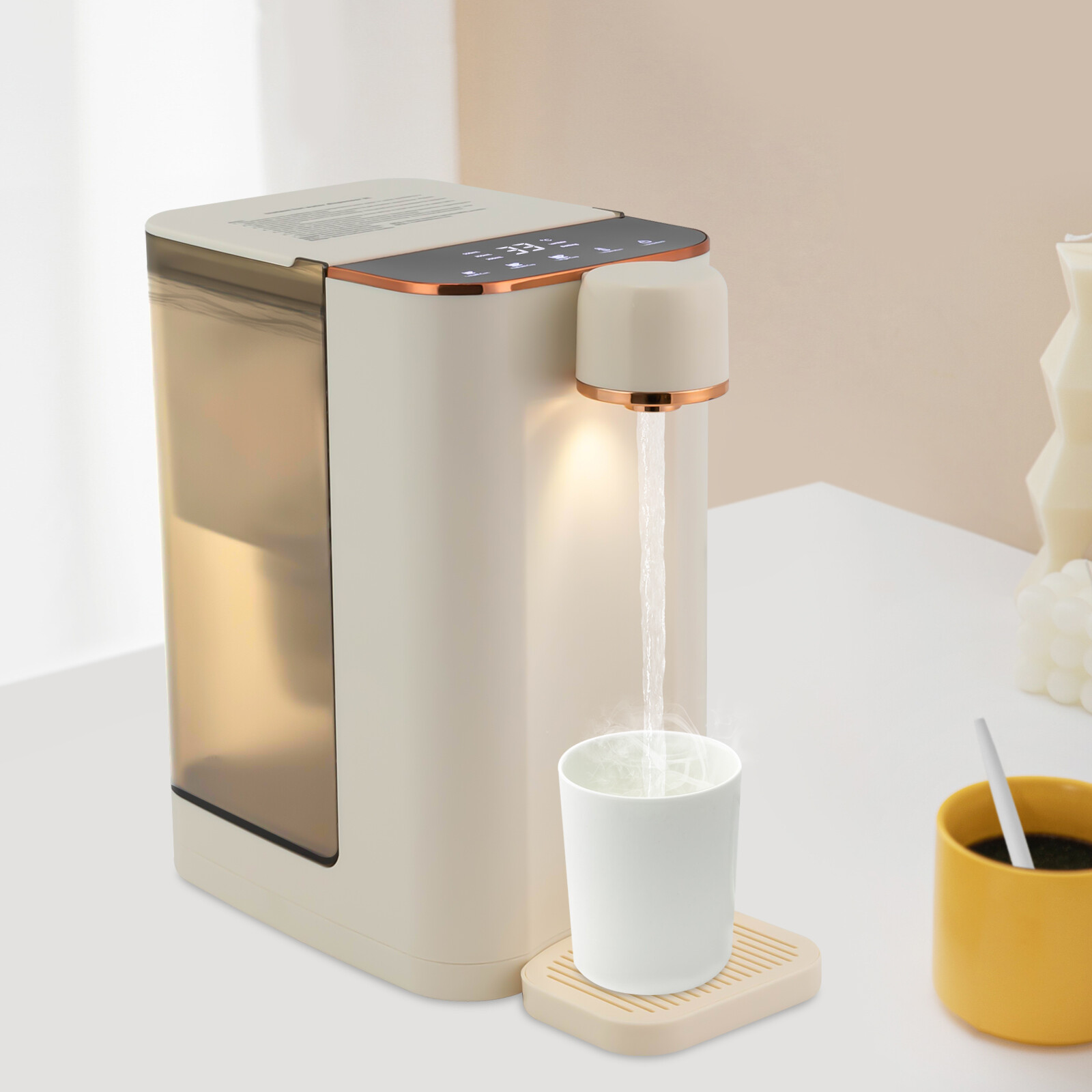 3l/0.79gal Desktop Instant Hot Water Dispenser Home 1600w Drinking Machine