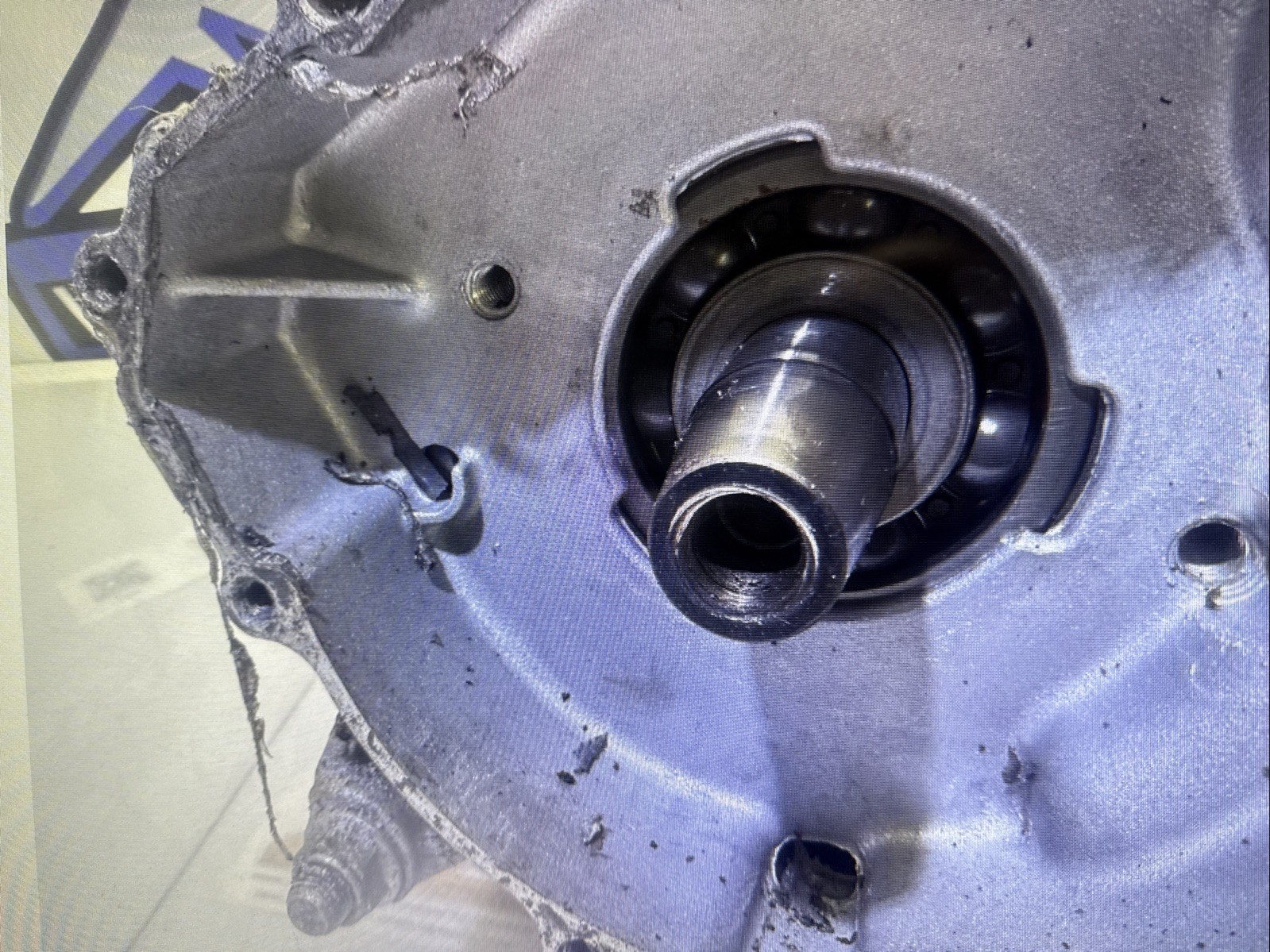 E1-2 Bottom Engine Motor Crankshaft 08 Yamaha Raptor 250 Atv YFM R Free Us Ship