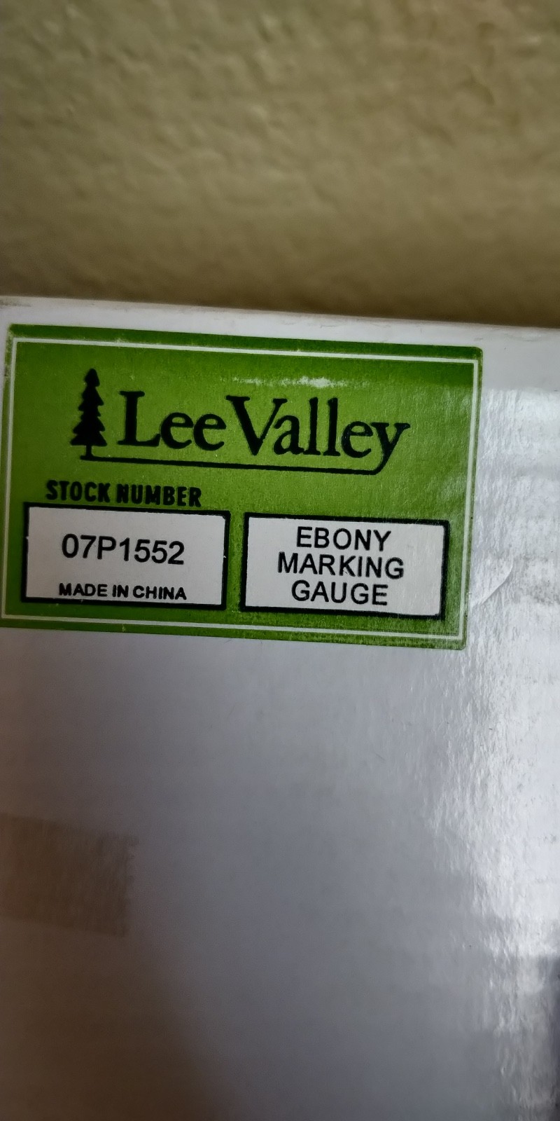 LEE VALLEY EBONY MORTISE SLITTING Marking GAUGE JAPANESE STYLE