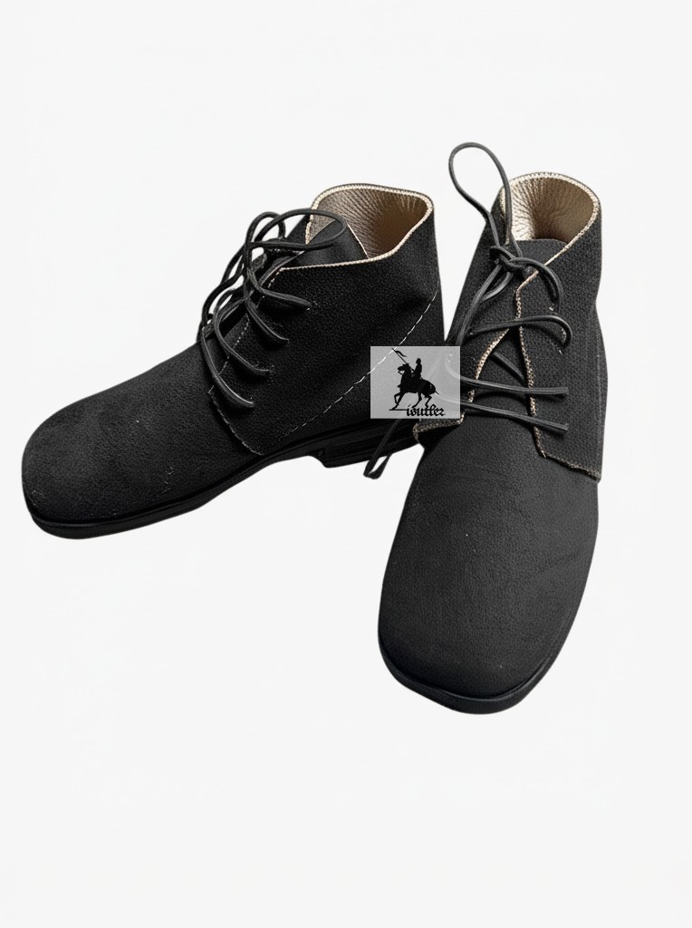 Handmade Civil War Brogan Rough Side With Heel Plate Us Size 5 to 15