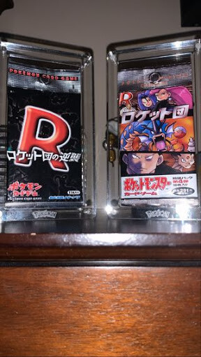 Japense Pokemon Booster Pack Protective Acrylic Magnetic Display Case