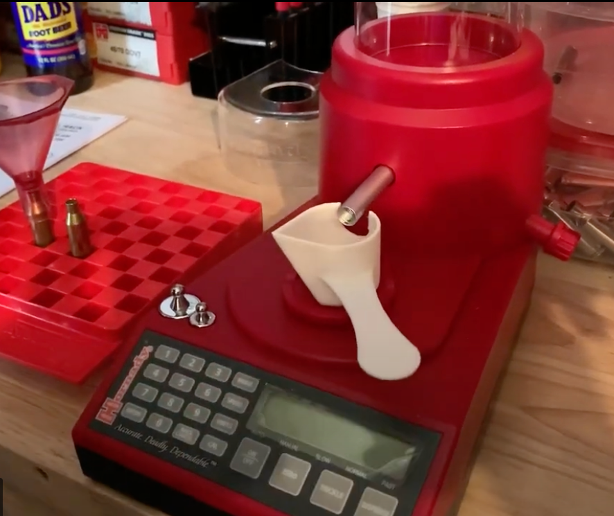 Custom Long Handle Powder Pan for Powder Droppers - Color Clear - Set of 2